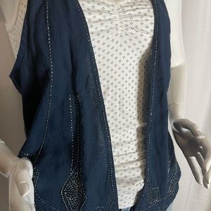NWT-Lot of 2-Abercrombie & Fitch Beaded Vest &Tank